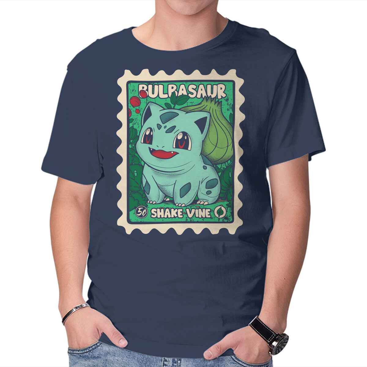 Grass Stamp – Anime Graphic T-Shirt