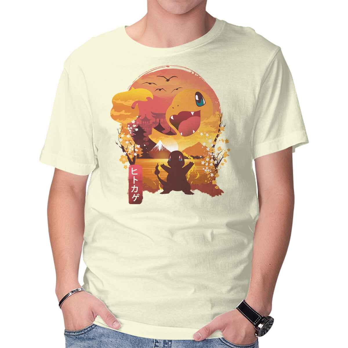 Ukiyo Fire Type Monster – Anime Graphic T-Shirt