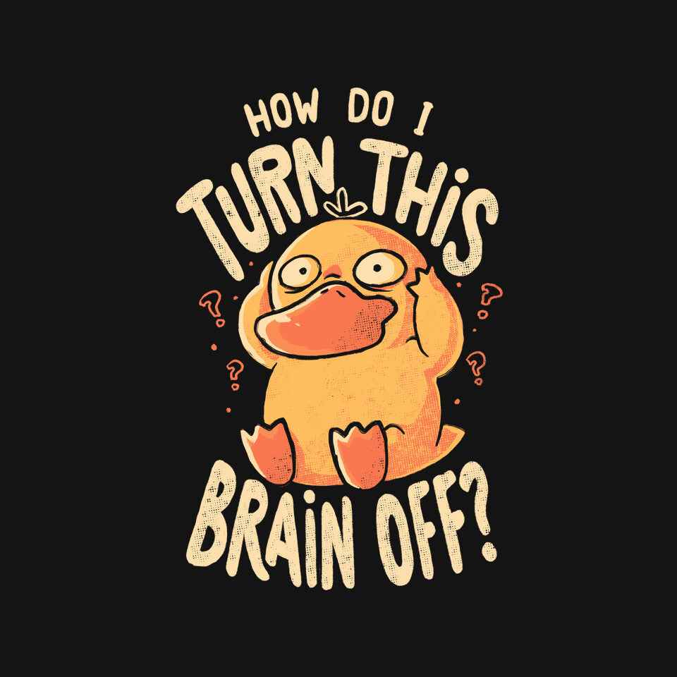How Do I Turn This Brain Off – Anime Graphic T-Shirt