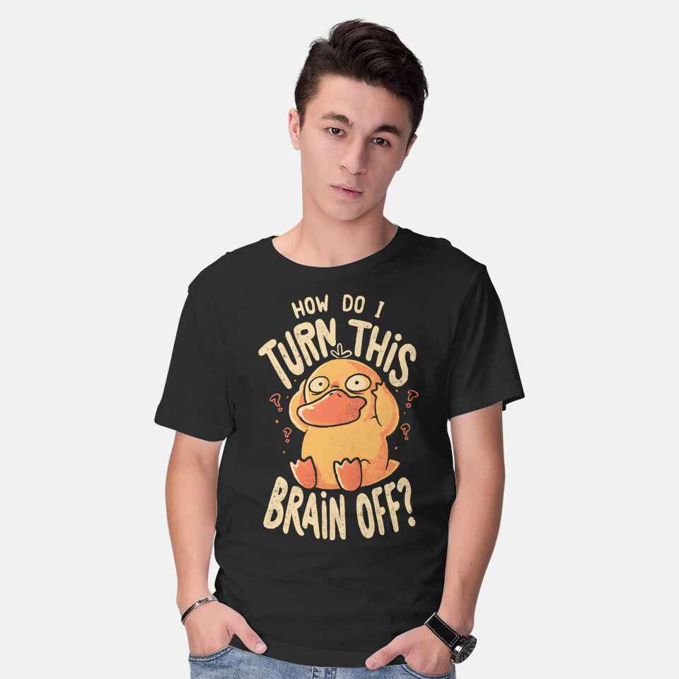 How Do I Turn This Brain Off – Anime Graphic T-Shirt