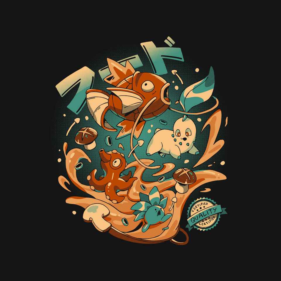 PokeMeshi – Anime Graphic T-Shirt