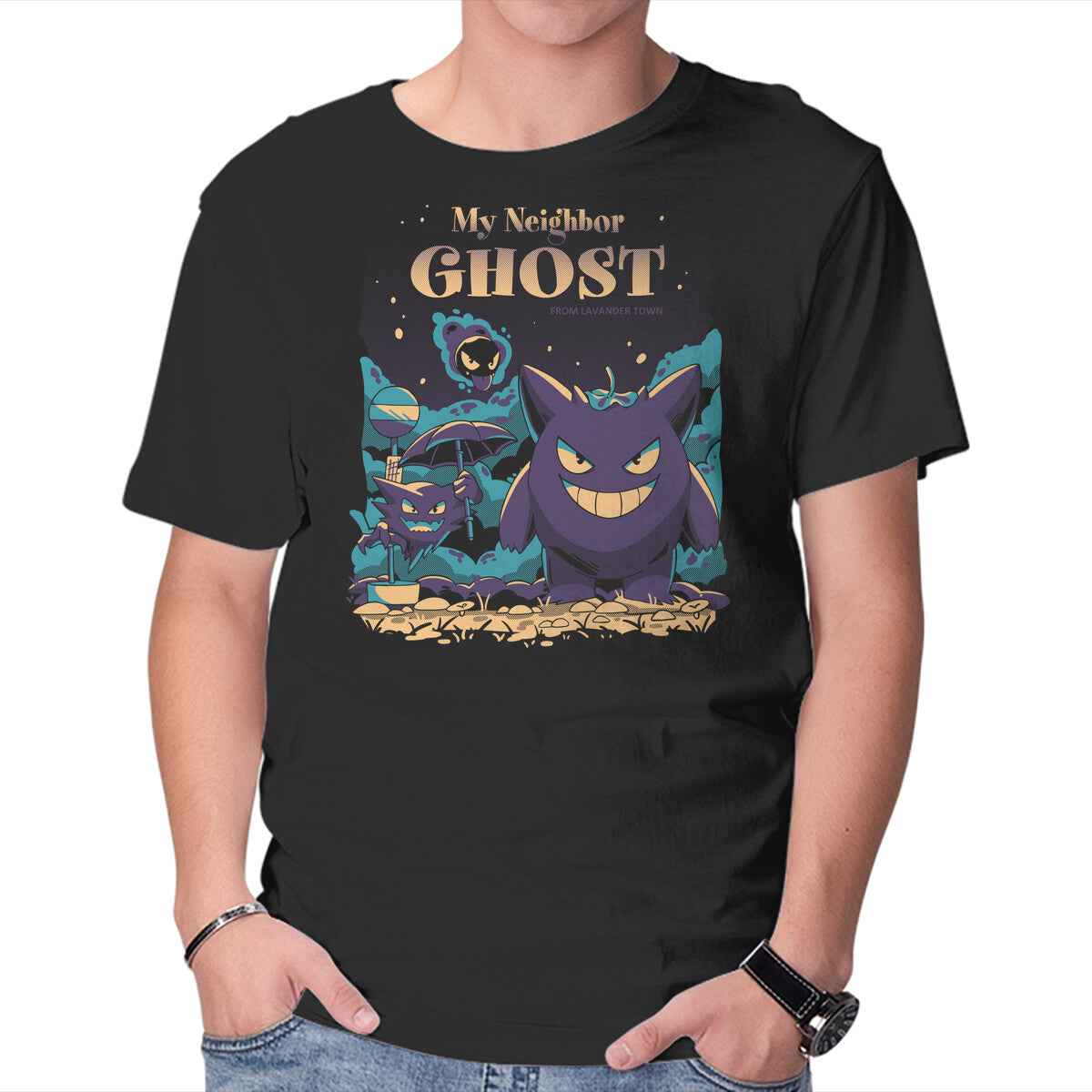 My Neighbor Ghost – Anime Graphic T-Shirt