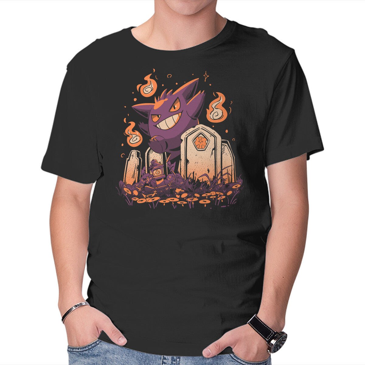 It's Not Clefable – Anime Graphic T-Shirt in black, product display
