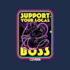 CatVision – Cat Graphic T-Shirt design artwork for navy graphic T-shirt