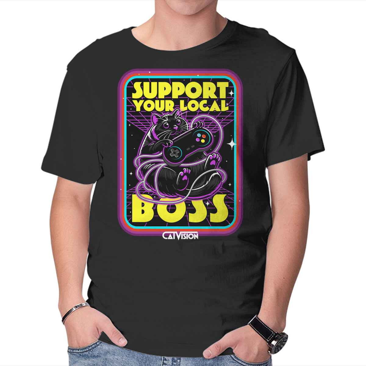 CatVision – Cat Graphic T-Shirt