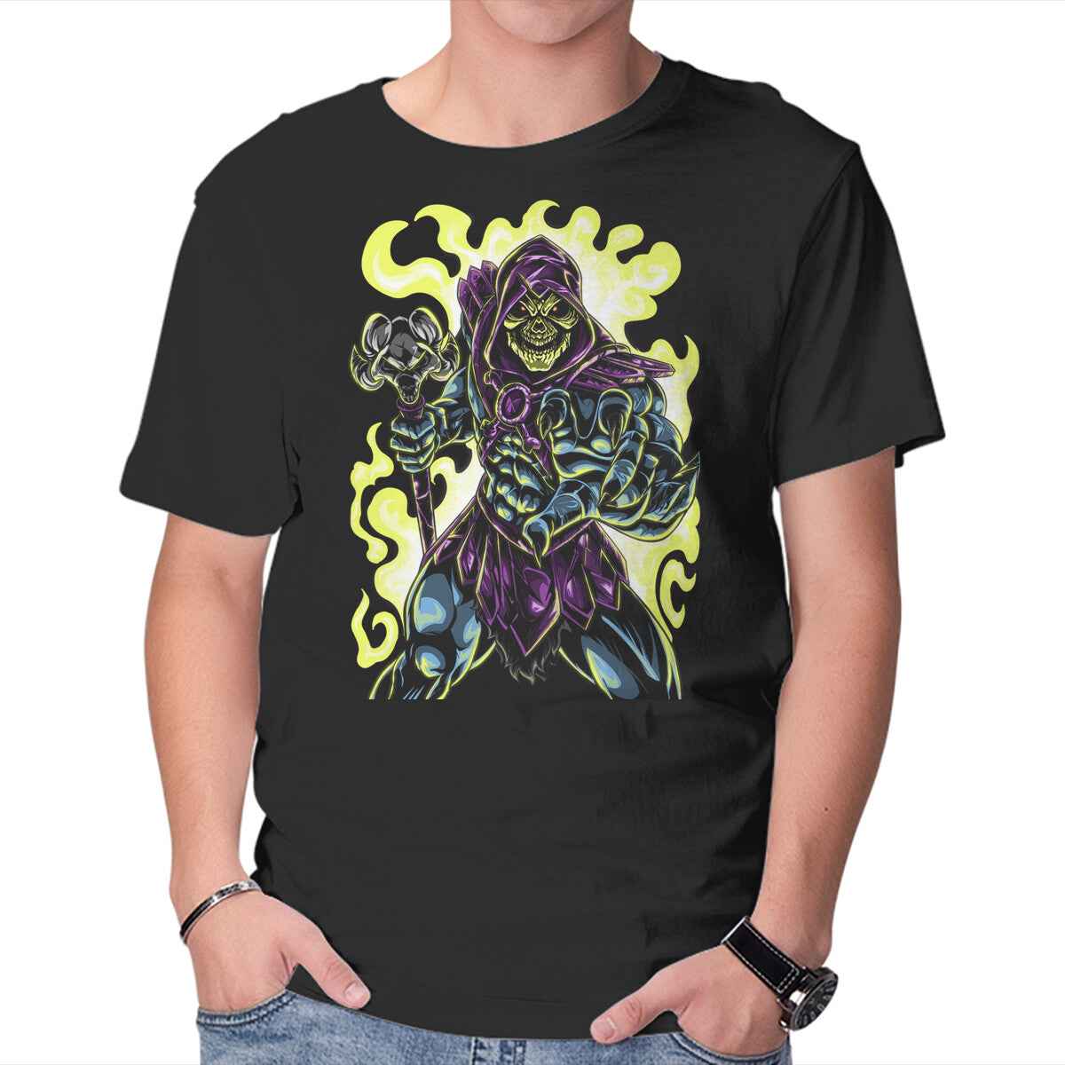 Evil Of The Greyskull – Fantasy Graphic T-Shirt