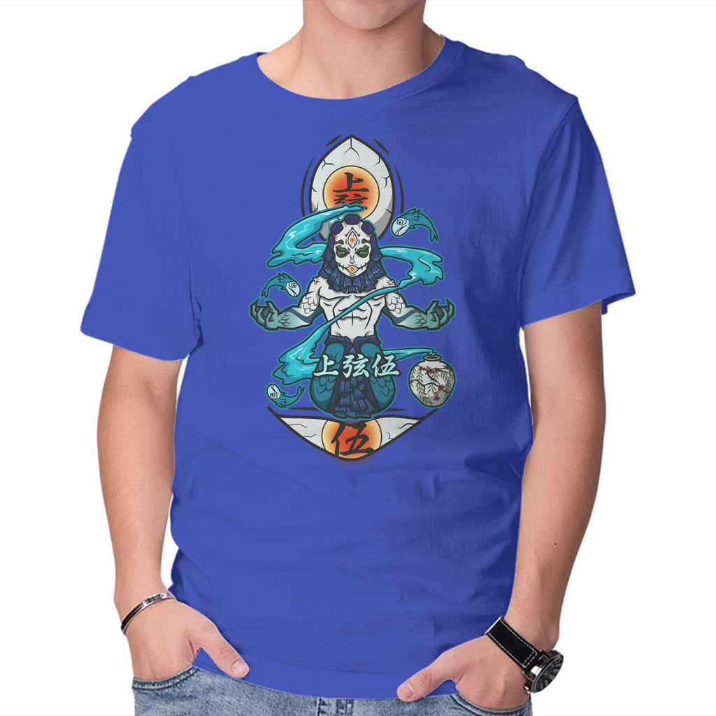 Gyokko – Anime Graphic T-Shirt in royal blue, product display
