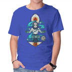 Gyokko – Anime Graphic T-Shirt in royal blue, product display