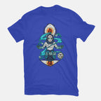 Gyokko – Anime Graphic T-Shirt in royal blue, flat-lay product view