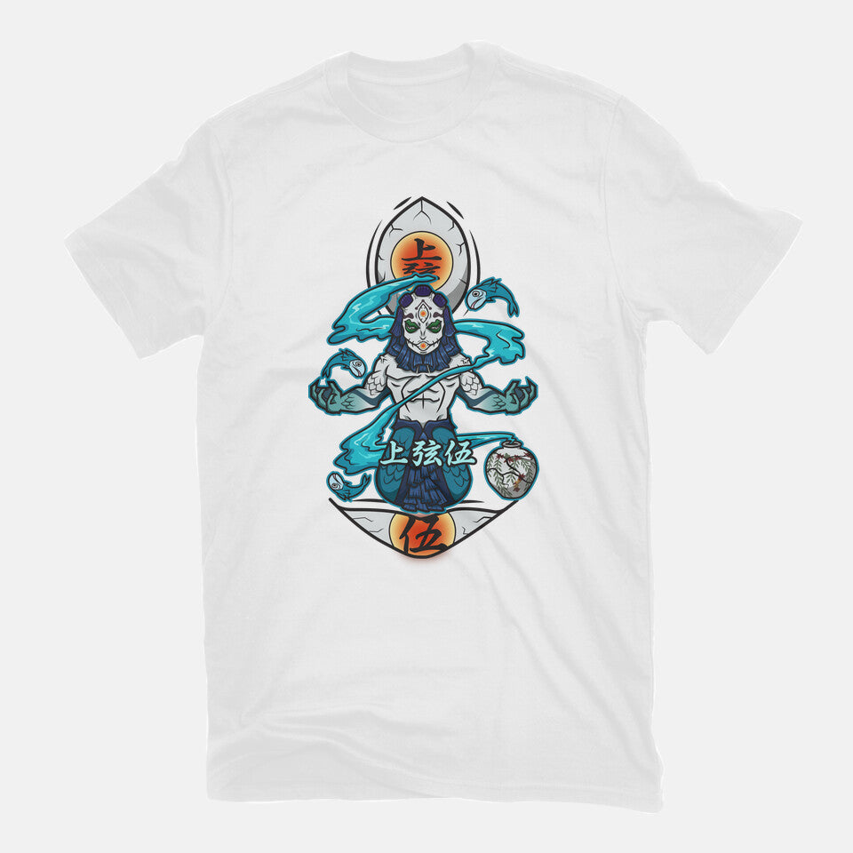 Gyokko – Anime Graphic T-Shirt in white, flat-lay product view