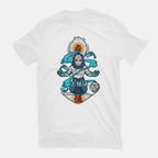 Gyokko – Anime Graphic T-Shirt in white, flat-lay product view
