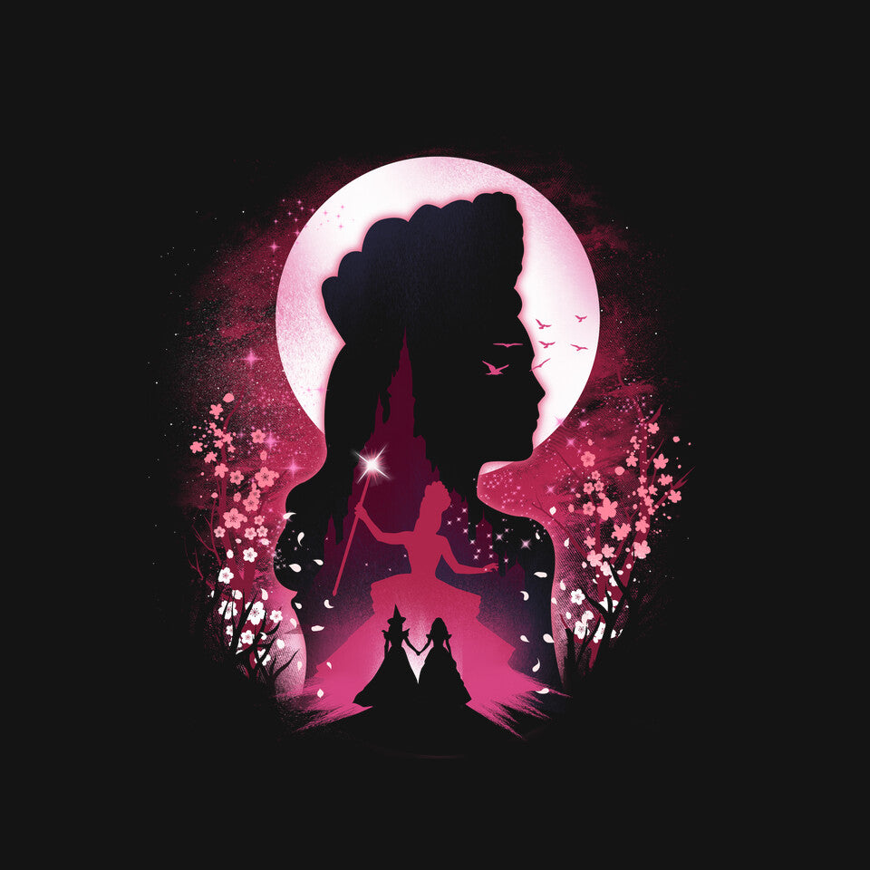 The Good Witch – Fantasy Graphic T-Shirt design artwork for black graphic T-shirt