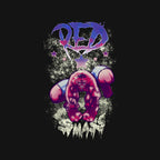 Red Smass Graphic T-Shirt design artwork for black graphic T-shirt