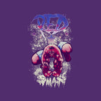 Red Smass Graphic T-Shirt design artwork for purple graphic T-shirt