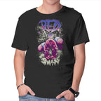 Red Smass Graphic T-Shirt in black, product display