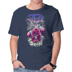 Red Smass Graphic T-Shirt in navy, product display
