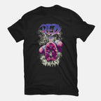 Red Smass Graphic T-Shirt in black, flat-lay product view