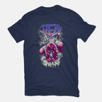 Red Smass Graphic T-Shirt in navy, flat-lay product view