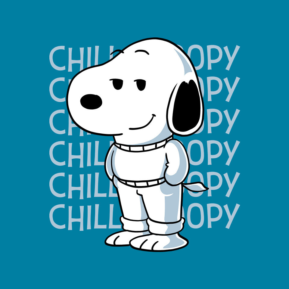 Chill Beagle – Funny Graphic T-Shirt design artwork for turquoise graphic T-shirt