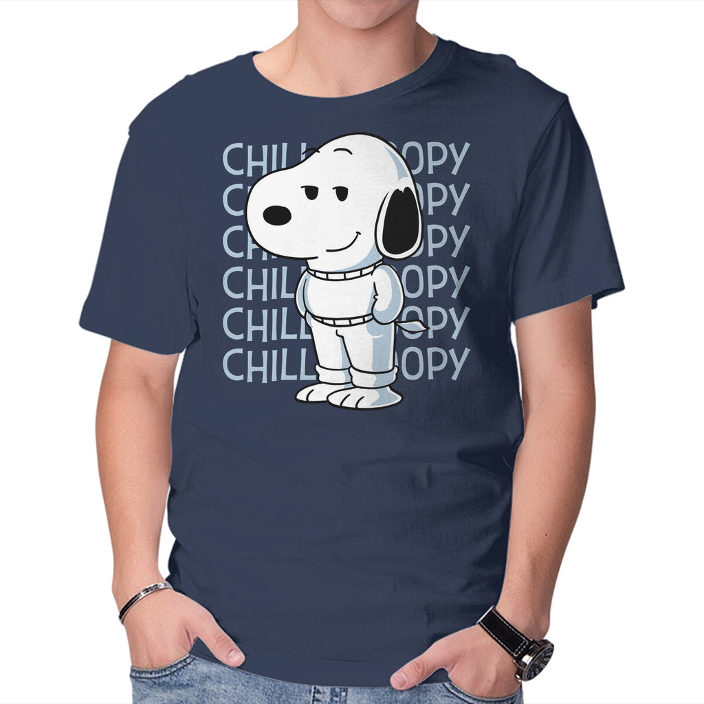 Chill Beagle – Funny Graphic T-Shirt in navy, product display