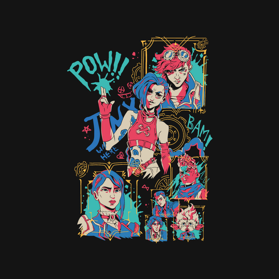 To Be My Anemy – Gaming Graphic T-Shirt design artwork for black graphic T-shirt