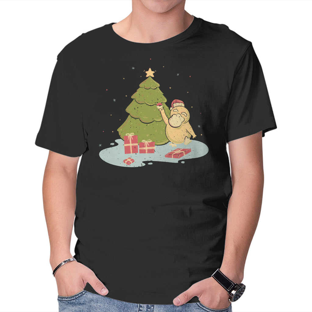Xmas Tree – Anime Graphic T-Shirt in black, product display