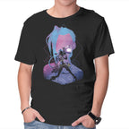 Soul Of The SuperRocket – Anime Graphic T-Shirt in black, product display