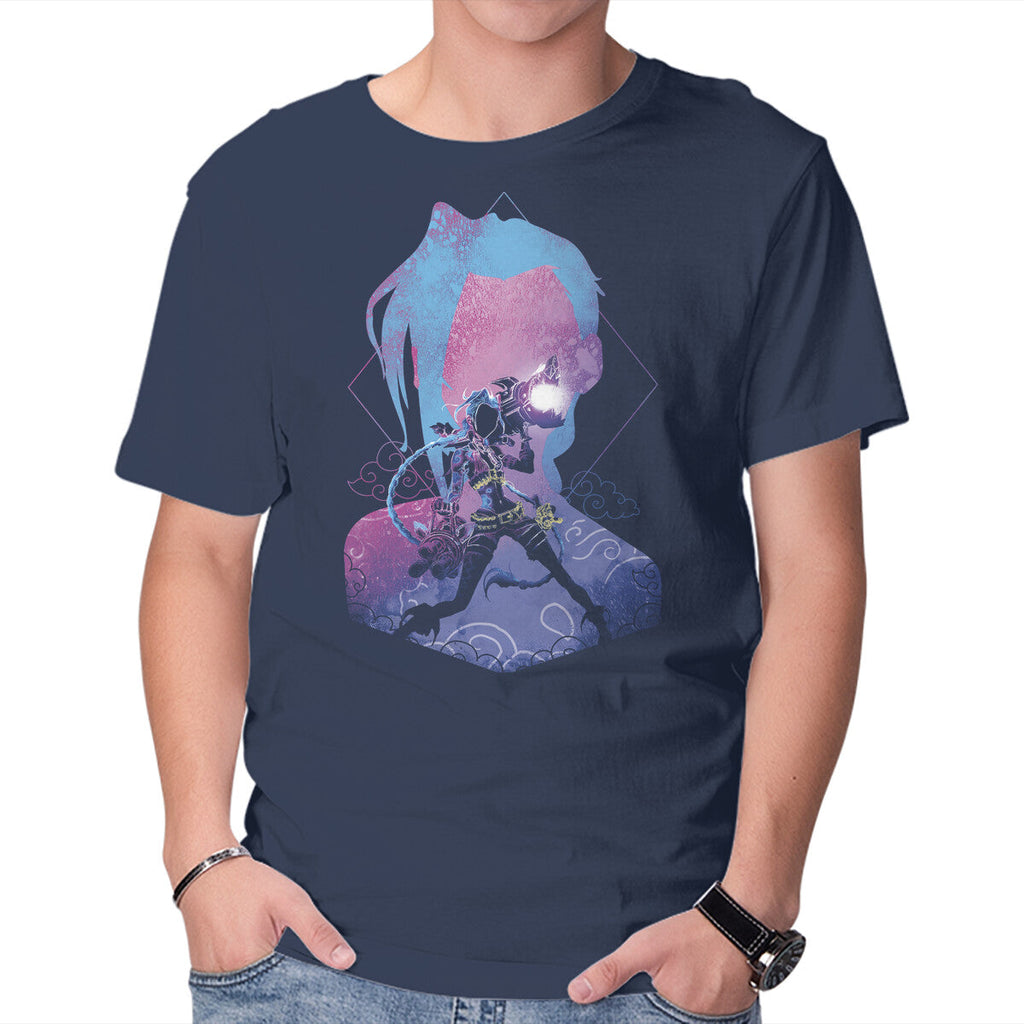 Soul Of The SuperRocket – Anime Graphic T-Shirt in navy, product display