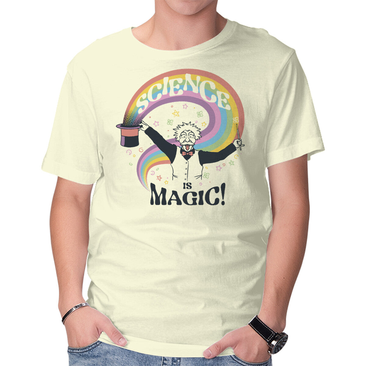 Science Is Magic Einstein Graphic T-Shirt