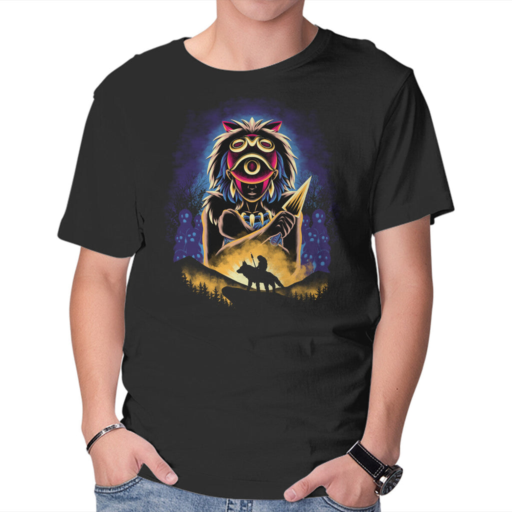 Wild Princess – Anime Graphic T-Shirt in black, product display