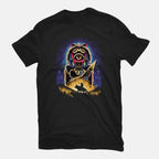 Wild Princess – Anime Graphic T-Shirt in black, flat-lay product view