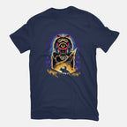 Wild Princess – Anime Graphic T-Shirt in navy, flat-lay product view