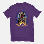 Wild Princess – Anime Graphic T-Shirt in purple, flat-lay product view