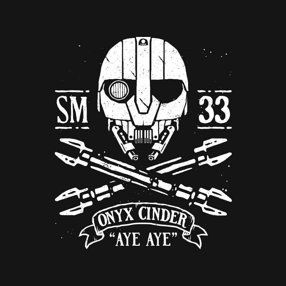 Aye Aye – Sci-Fi Graphic T-Shirt design artwork for black graphic T-shirt