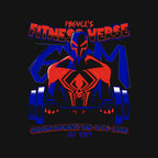 Vampire Fitness-Verse Graphic T-Shirt design artwork for black graphic T-shirt