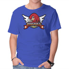 Knuckle Boxing Gym – Gaming Graphic T-Shirt in royal blue, product display
