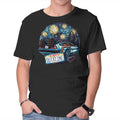 Always Outatime – Sci-Fi Graphic T-Shirt in black, product display
