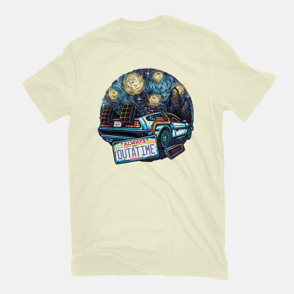 Always Outatime – Sci-Fi Graphic T-Shirt