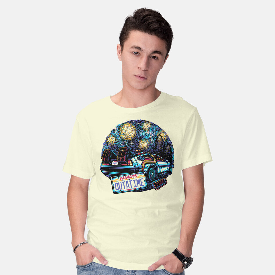Always Outatime – Sci-Fi Graphic T-Shirt