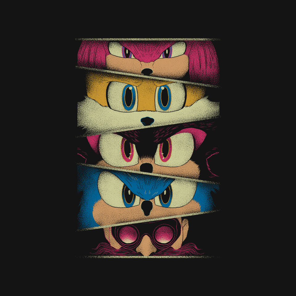 Green Hill Fighters – Gaming Graphic T-Shirt design artwork for black graphic T-shirt