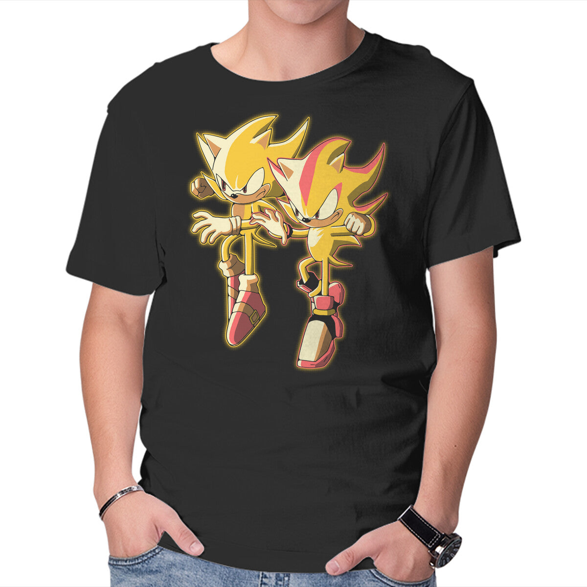 Peak Fiction – Gaming Graphic T-Shirt in black, product display