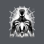 Spider Noir Graphic T-Shirt design artwork for charcoal graphic T-shirt