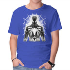 Spider Noir Graphic T-Shirt in royal blue, product display