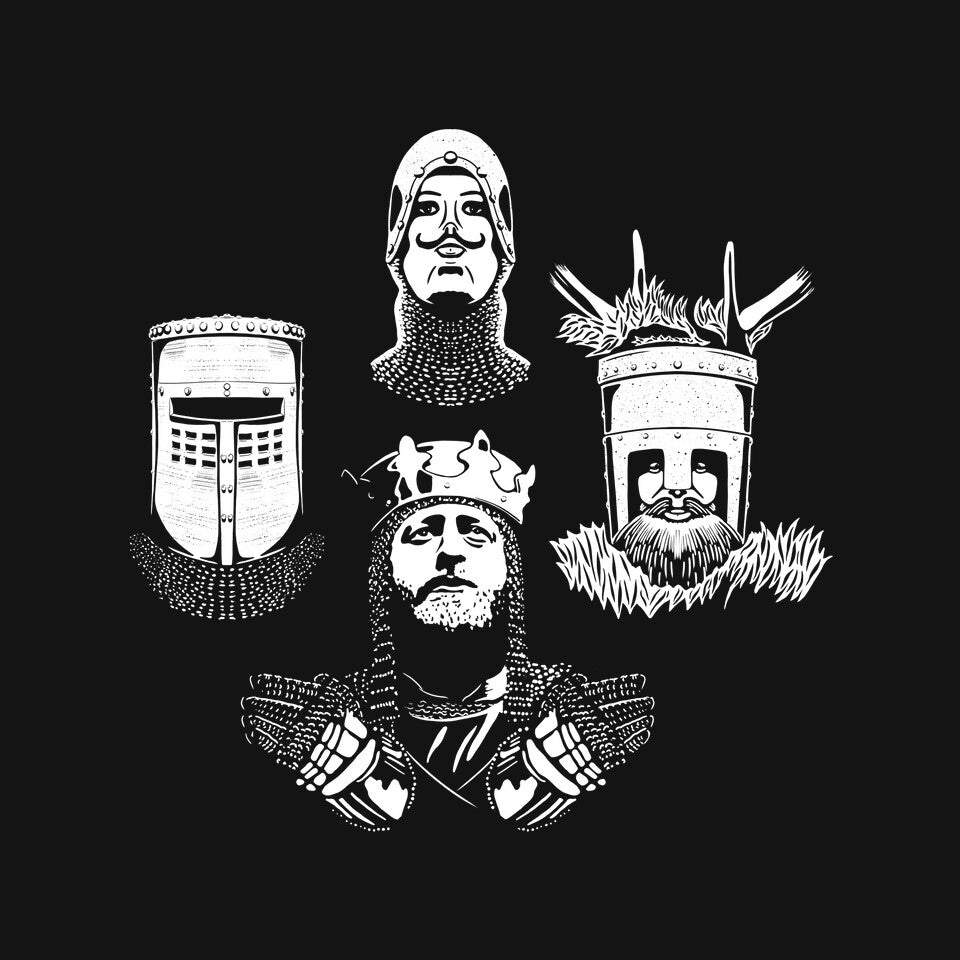 Knights Rhapsody – Music Graphic T-Shirt design artwork for black graphic T-shirt