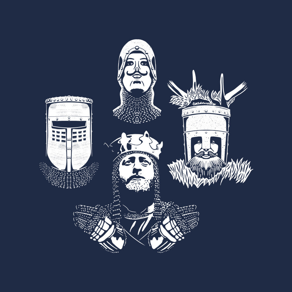 Knights Rhapsody – Music Graphic T-Shirt design artwork for navy graphic T-shirt