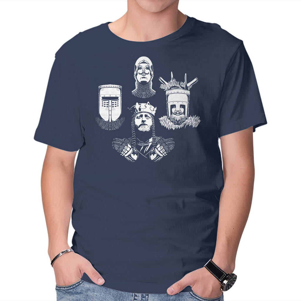 Knights Rhapsody – Music Graphic T-Shirt in navy, product display