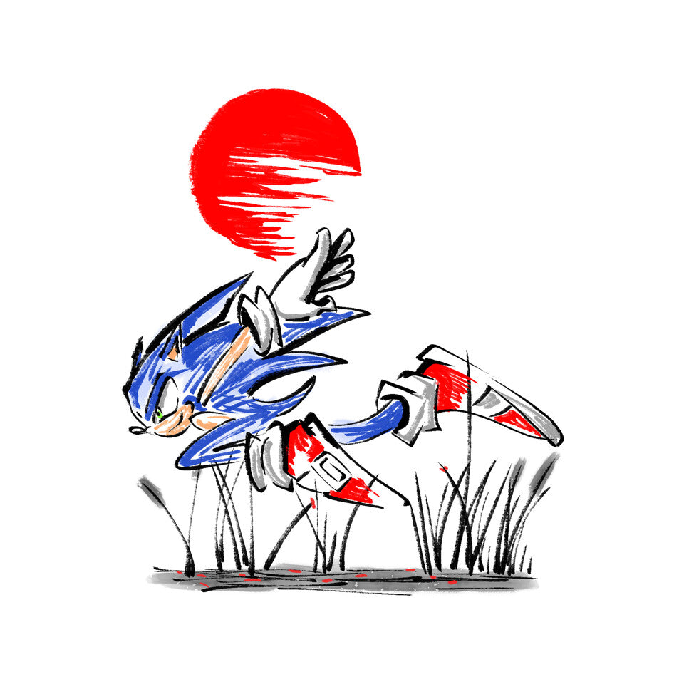 Ink Fast – Gaming Graphic T-Shirt design artwork for white graphic T-shirt