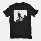 Nosferablu – Dog Graphic T-Shirt in black, flat-lay product view