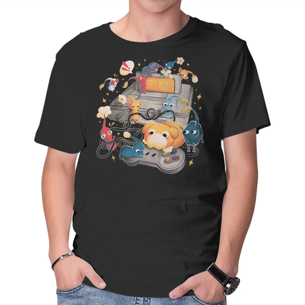 Tiny Gamers – Gaming Graphic T-Shirt in black, product display