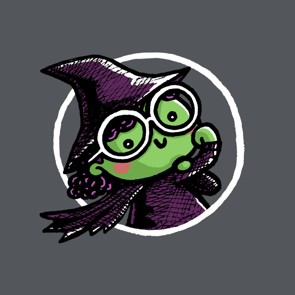 Witch Of The West – Fantasy Graphic T-Shirt design artwork for charcoal graphic T-shirt